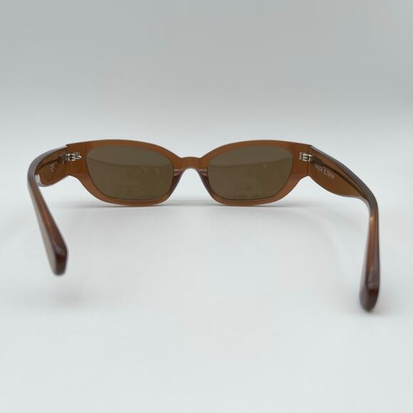 Magda Butrym | Cat Eye Sunglasses in Brown Silver & Brown *AS IS* main image 6